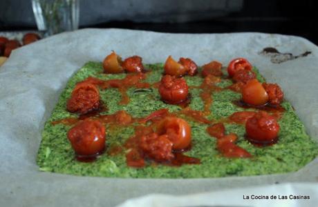 ¿Pizza o Coca? de Brócoli, Sobrasada, Mozarella, Cherrys: #HoySobrasadadeMallorca