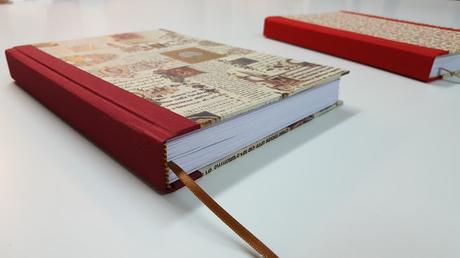 Taller de encuadernación tradicional en Bilbao.