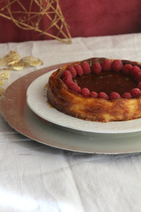 tarta de mascarpone y caramelo salado de naranja