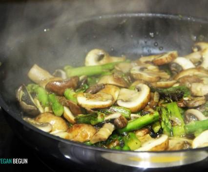 Imagen de prelación de crepes veganos