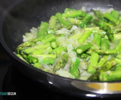Imagen de crepes veganos preparación