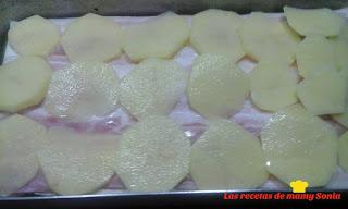 PASTEL DE PATATAS, BACON Y QUESO