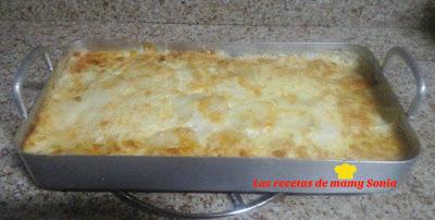 PASTEL DE PATATAS, BACON Y QUESO