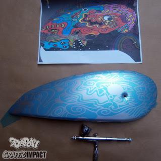 Aerografía Ducati Scrambler