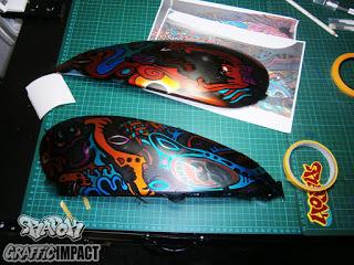 Aerografía Ducati Scrambler