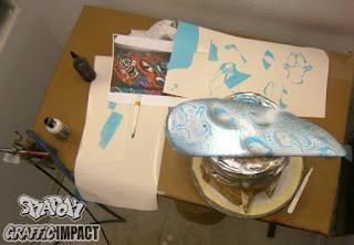 Aerografía Ducati Scrambler