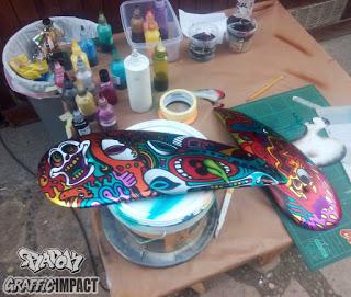 Aerografía Ducati Scrambler