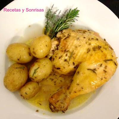 POLLO AL HORNO  EN SALMUERA