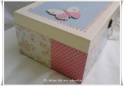 CAJAS DECORADAS CON LA TÉCNICA DEL DECOUPAGE con papeles DAYKA TRADE.