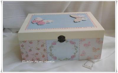 CAJAS DECORADAS CON LA TÉCNICA DEL DECOUPAGE con papeles DAYKA TRADE.