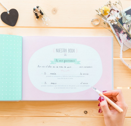 5 agendas de novia bonitas para organizar tu boda