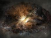 galaxia luminosa Universo autodestruye
