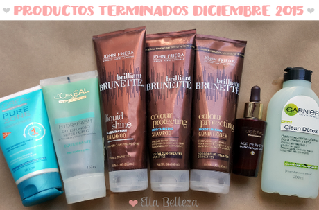 Productos terminados diciembre 2015