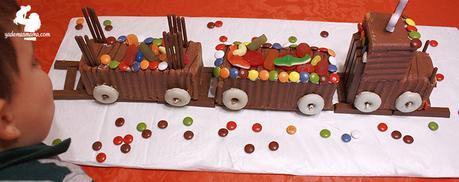 tarta tren horizontal