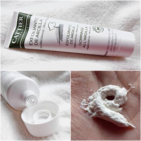 Exfoliante de arcilla blanca con aloe vera para piel grasa y mixta de Cattier