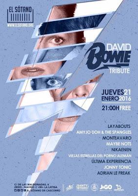 Concierto tributo a David Bowie este jueves 21 de enero en Madrid