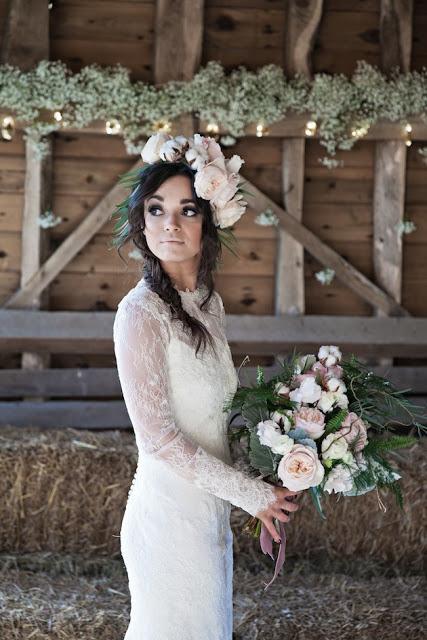 vestido novia manga larga