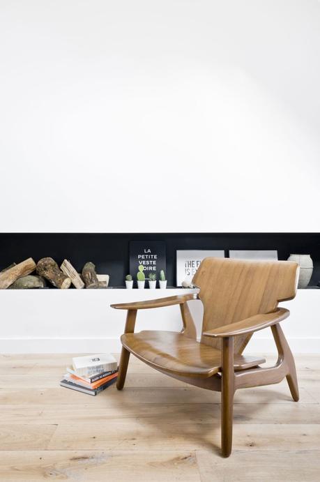 vigas en el techo estilo rústico moderno estilo nórdico escandinavo decoración espacios pequeños decoracion diseño interiores decoración áticos cocinas negras nordicas blog decoración nórdica 