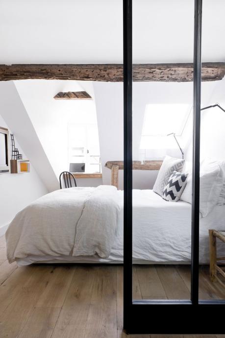 vigas en el techo estilo rústico moderno estilo nórdico escandinavo decoración espacios pequeños decoracion diseño interiores decoración áticos cocinas negras nordicas blog decoración nórdica 