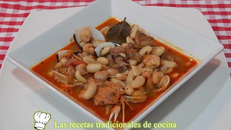 Receta de alubias a la marinera