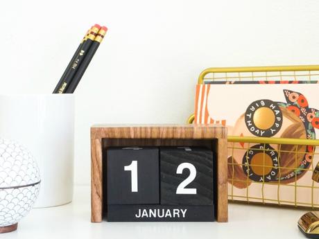 DIY calendario Flip-clock