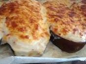 Berenjenas rellenas carne bechamel