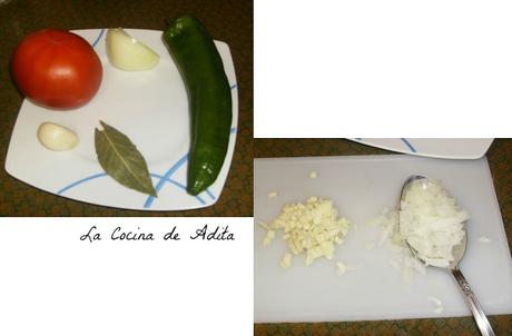 Patatas con almejas, o chirlas