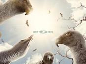 Cuidado mandriles, textees mientras conduces