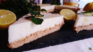 Tarta de limón con leche condensada