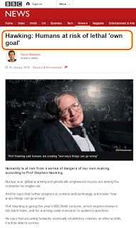 Stephen Hawking: Tres amenazas a la humanidad