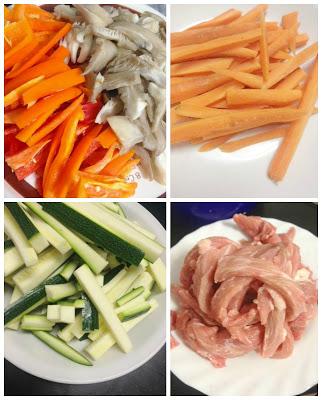 NOODLES CON VERDURITAS Y SECRETO IBERICO