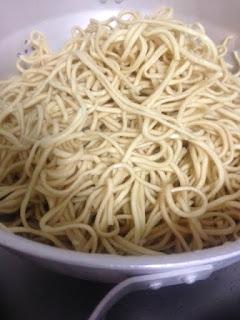 NOODLES CON VERDURITAS Y SECRETO IBERICO