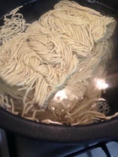 NOODLES CON VERDURITAS Y SECRETO IBERICO