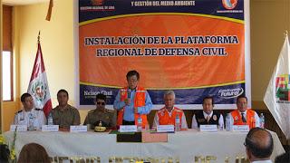 En Lima provincias: INSTALARÁN PLATAFORMA REGIONAL DE DEFENSA CIVIL…