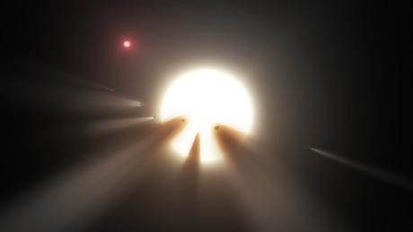 Cometas alrededor de estrella KIC 8462852