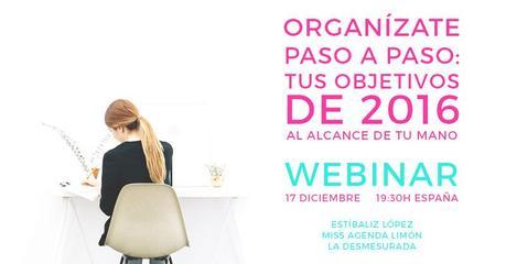 WEBINAR organización para lograr objetivos emprendedores en 2016