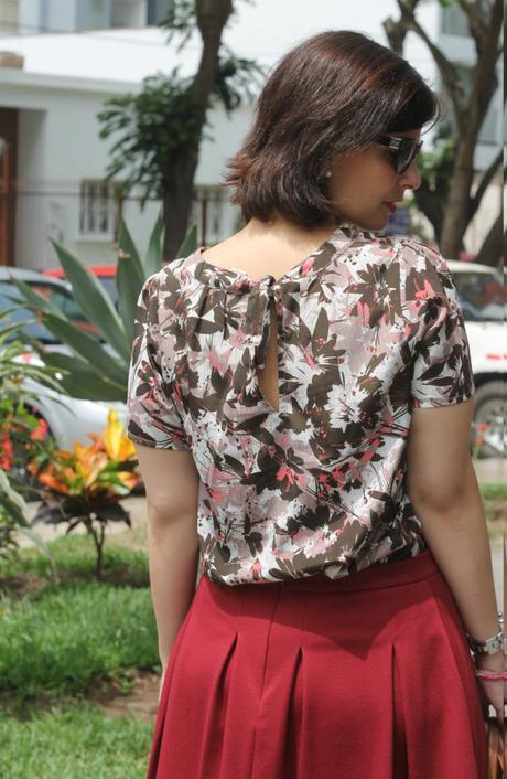 Mis Looks - La blusa de hojas