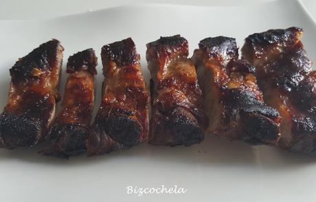 COSTILLAS CON MIEL Y MOSTAZA