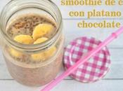 Smoothie chia platano chocolate
