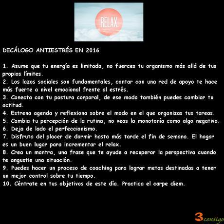 decálogo antiestrés