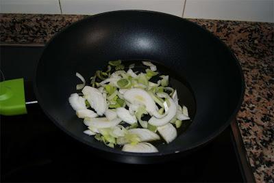 fideos de aroz con verduras paso 2