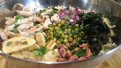 ENSALADA DE BULGUR CON POLLO Y ALIÑO DE MENTA