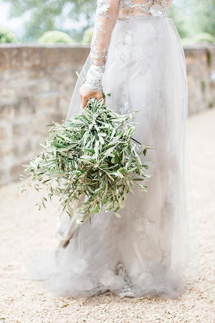 ramo novia olivo