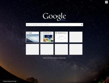 Google Custom Background