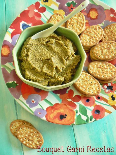 Paté de aceitunas y hongos Portobello Paté de aceitunas y hongos Portobello