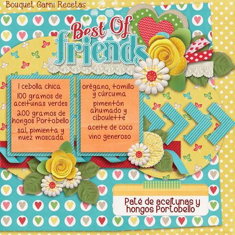 Paté de aceitunas y hongos Portobello Paté de aceitunas y hongos Portobello