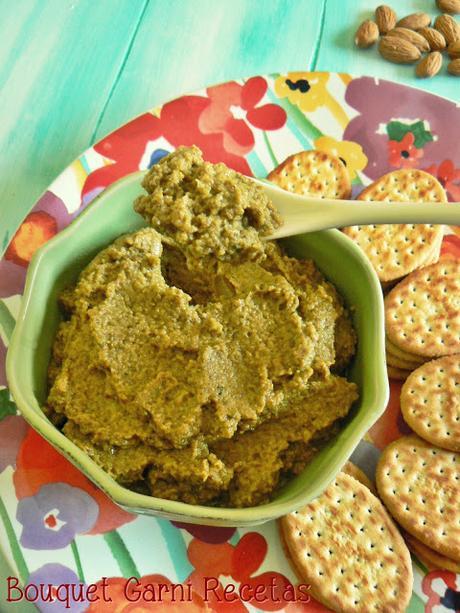 Paté de aceitunas y hongos Portobello Paté de aceitunas y hongos Portobello