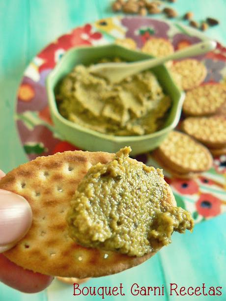 Paté de aceitunas y hongos Portobello