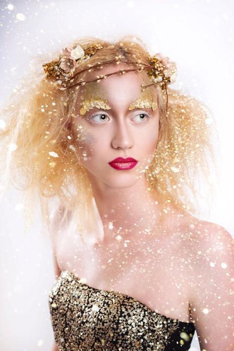 Complementos de invierno para novias Tocado de invierno