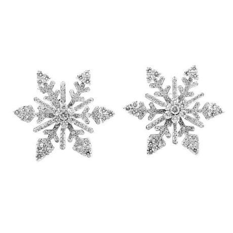 Complementos de invierno para novias Pendientes hielo